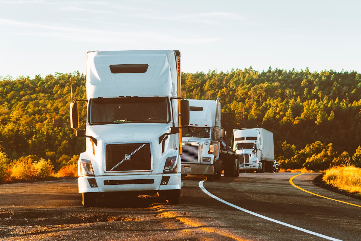 Somnath Transport fleet trucks on the highway